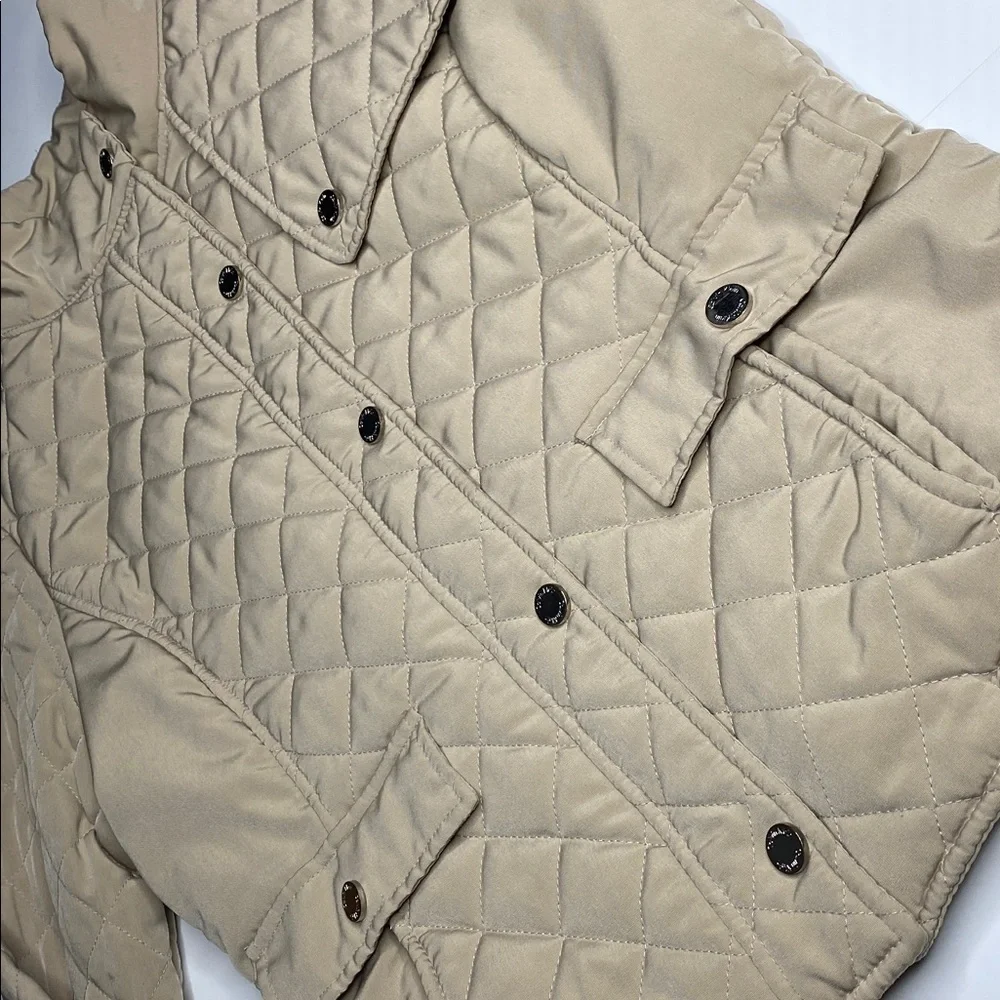 Women’s Calvin Klein Quilted Tan Utility Jacket